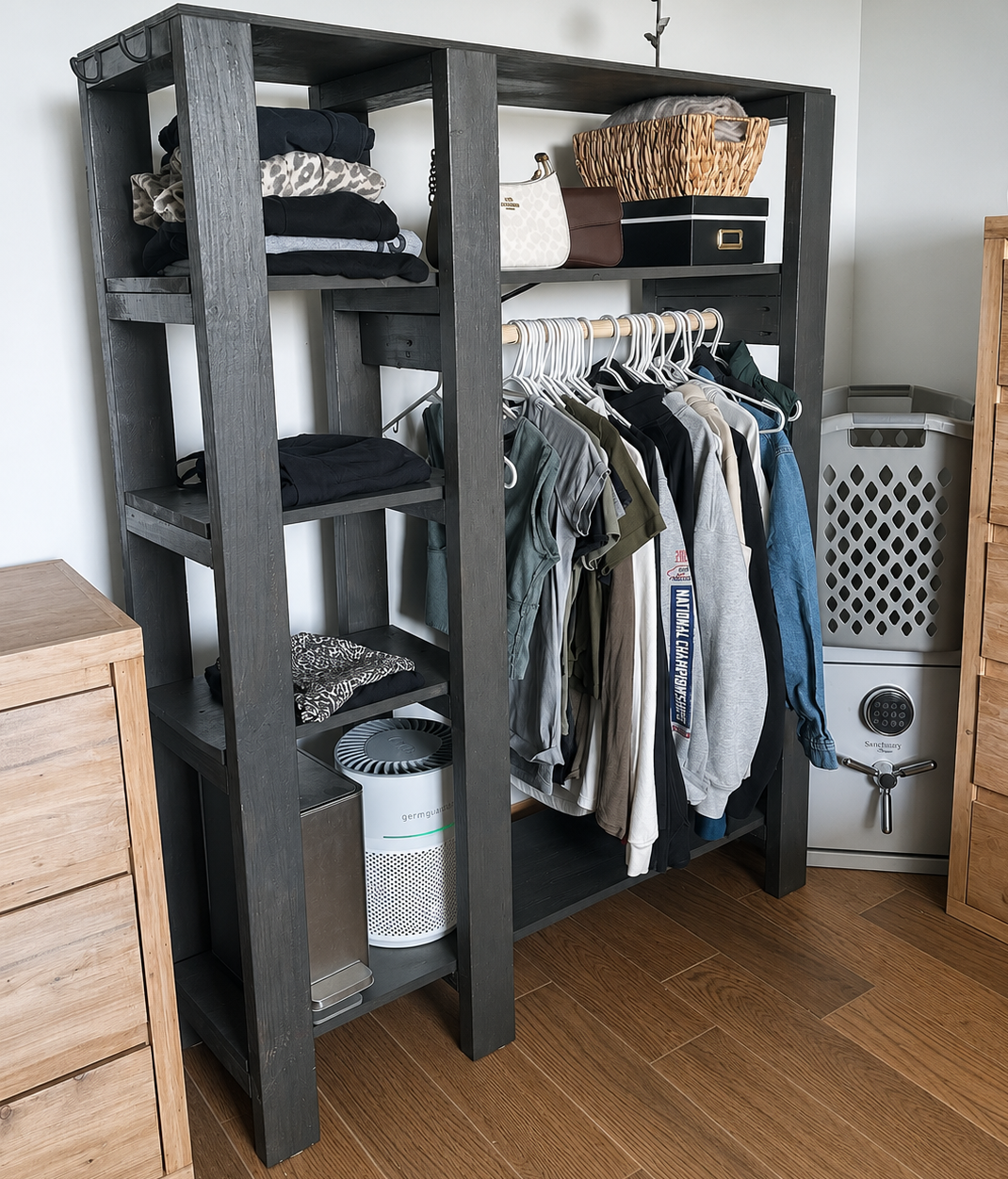 freestanding closet diy plans